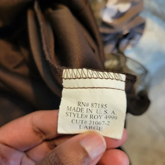 Ruby Rox Vintage Brown Retro Floral Y2k Halter 90's Babydoll Dress. Size L Fairy - Picture 8 of 10